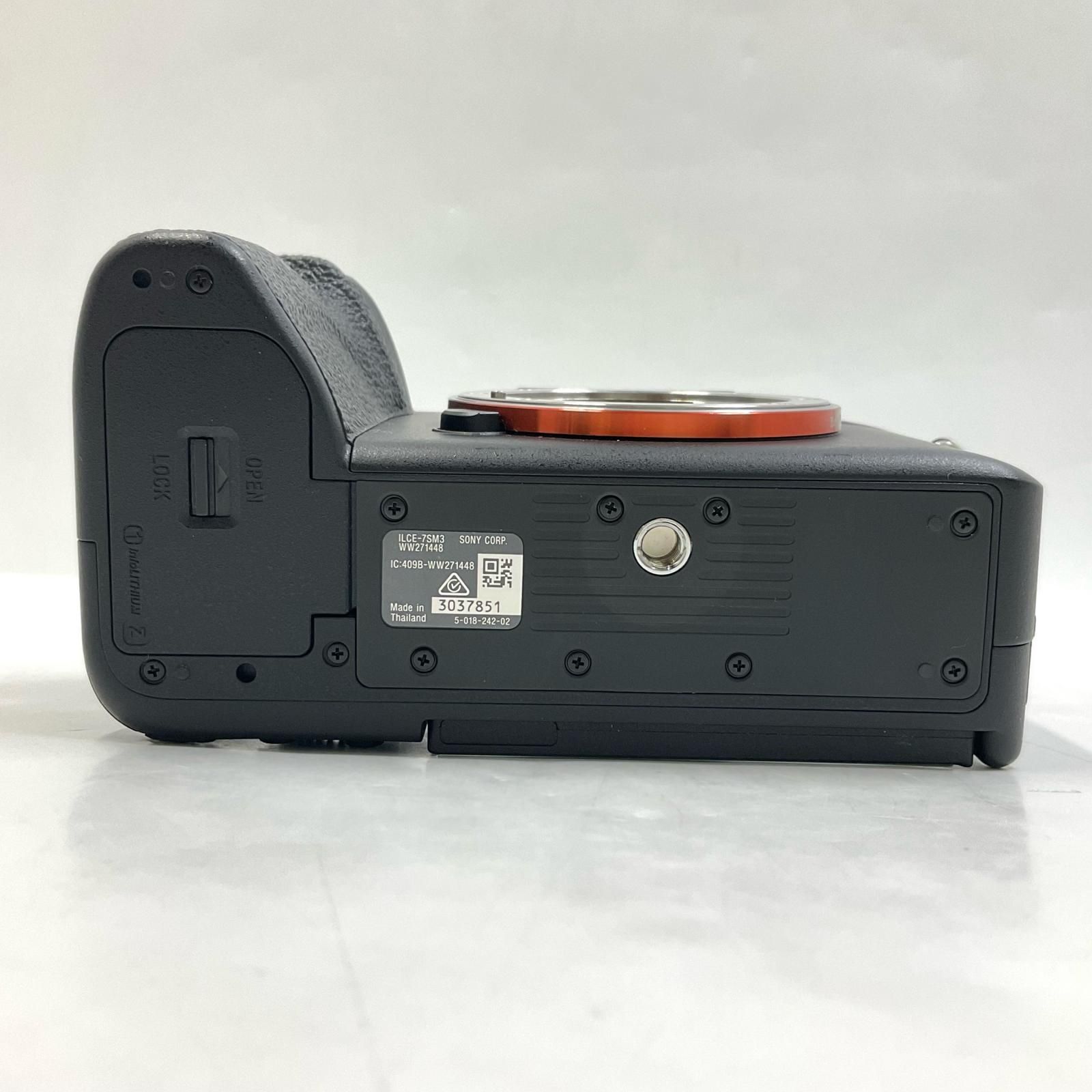 全額返金保証】【最速発送】Sony デジタル一眼 ILCE-7SM3 ブラック 美