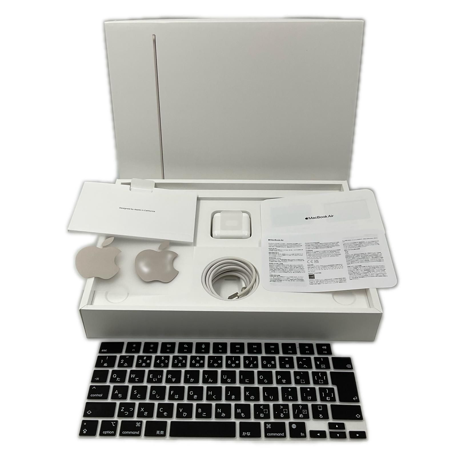 美品】MacBook Air M2 16GB 512GB スターライト - メルカリ