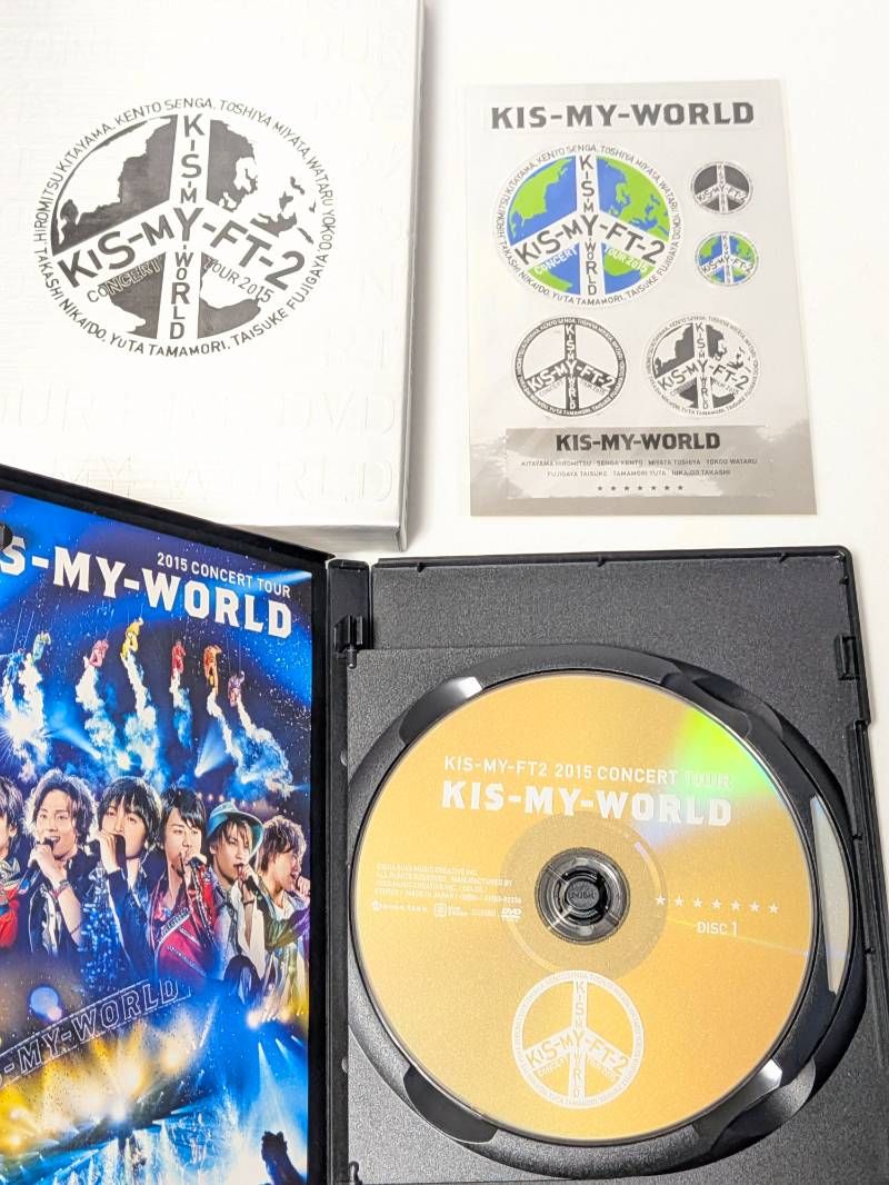 Kis-My-Ft2 CONCERT TOUR 2015 通常盤 DVD - メルカリ