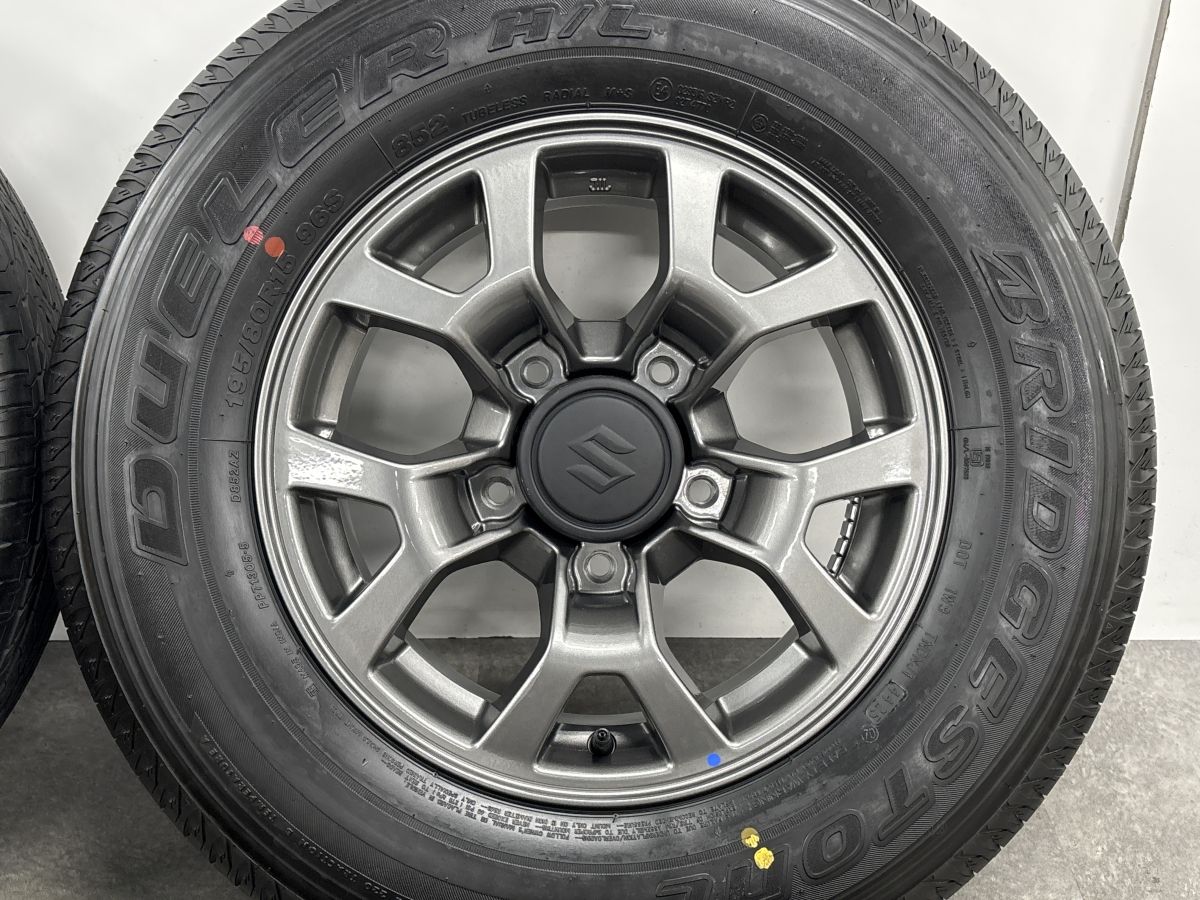 2025年製 バリ溝 美品】スズキ JC74 ジムニーノマド 純正 15in 5.5J +5 