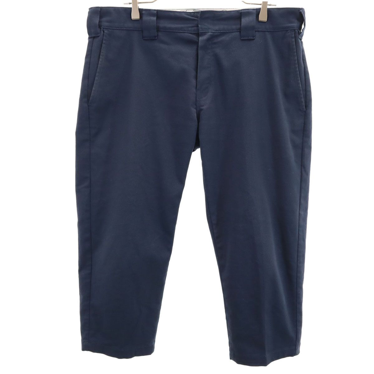 プロップスストア　ディッキーズ　ネイビー　W34×L30 Dickies ディッキーズ クロップドパンツ W34 ネイビー メンズ 古着