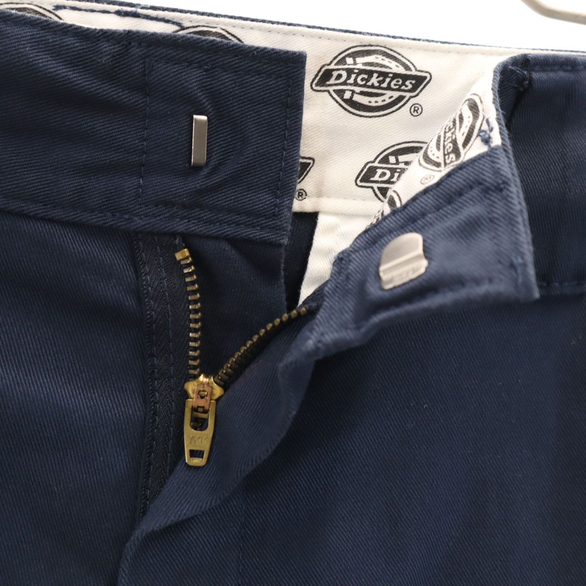 Dickies ディッキーズ クロップドパンツ W34 ネイビー メンズ 古着
