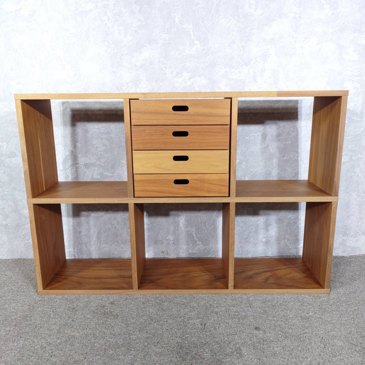 MUJI 無印良品 スタッキングシェルフ 3段×2列 引き出し付き