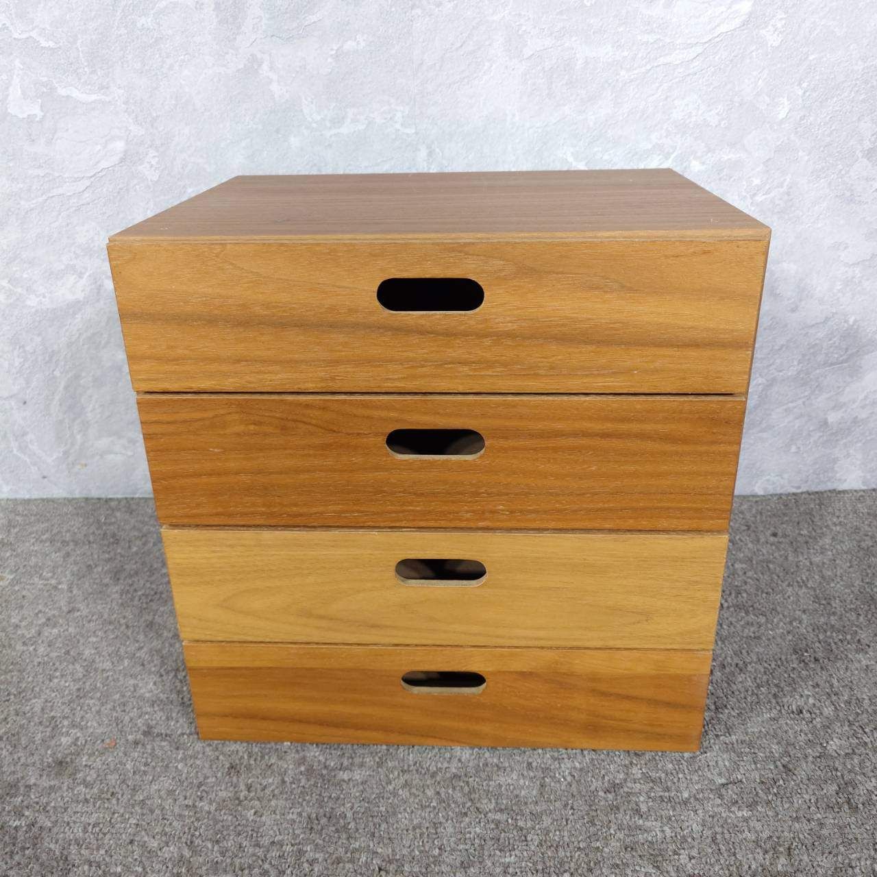 MUJI 無印良品 スタッキングシェルフ 3段×2列 引き出し付き