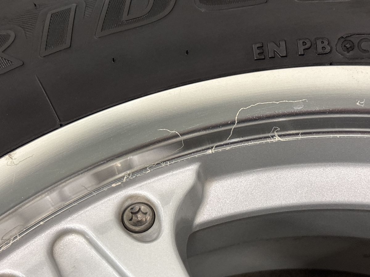 良好品】WEDS キーラー 16in 6.5J +20 PCD139.7 ブリヂストン