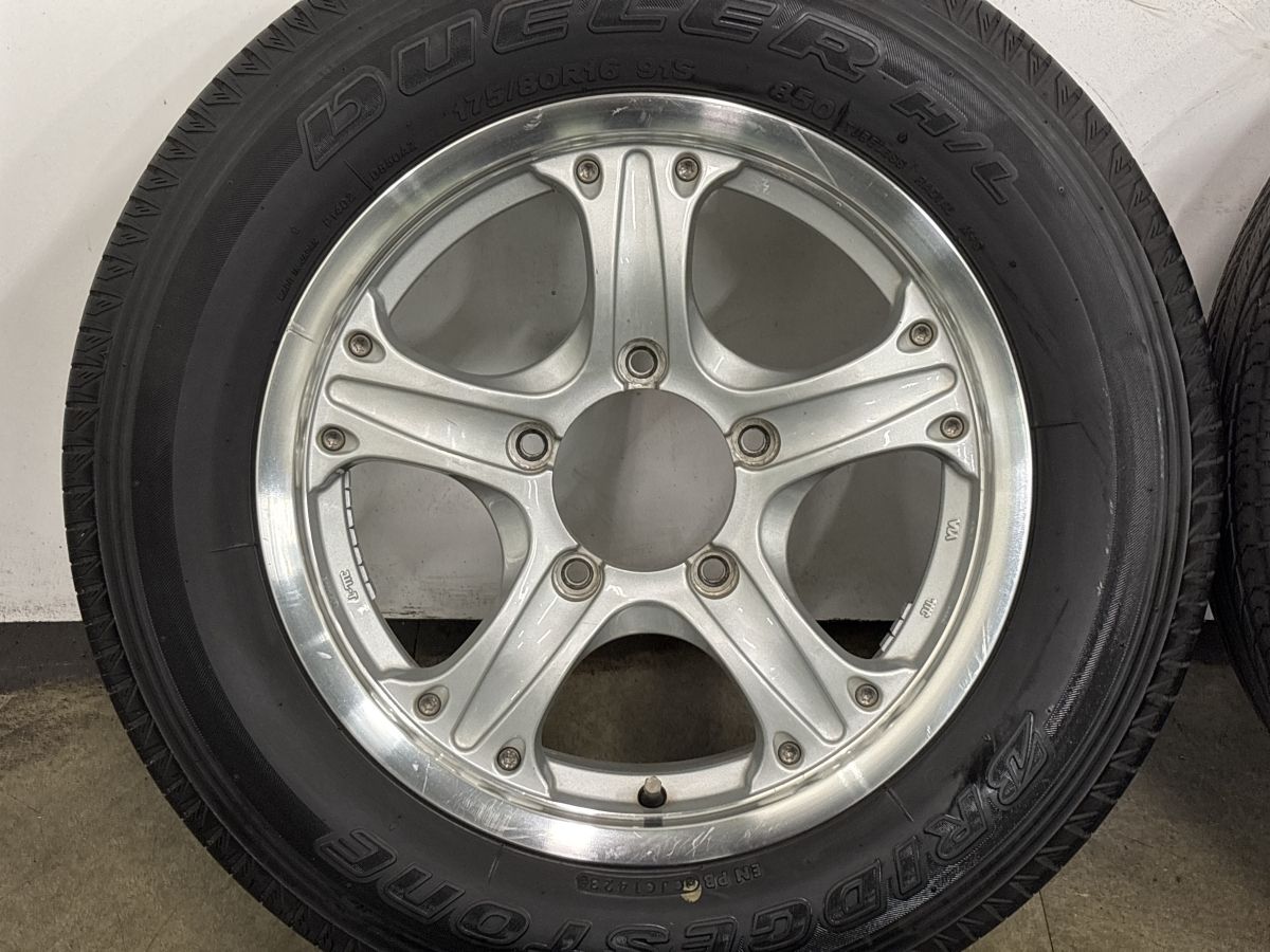 良好品】WEDS キーラー 16in 6.5J +20 PCD139.7 ブリヂストン