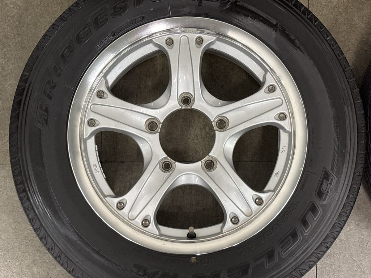 良好品】WEDS キーラー 16in 6.5J +20 PCD139.7 ブリヂストン