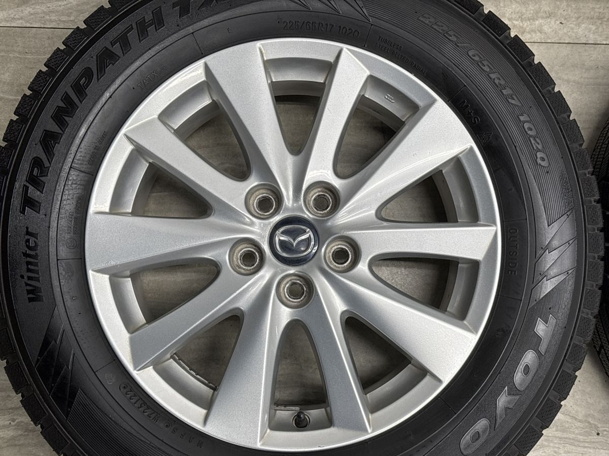 バリ溝】マツダ CX-5 純正 17in 7.5J +50 PCD114.3 トーヨー 