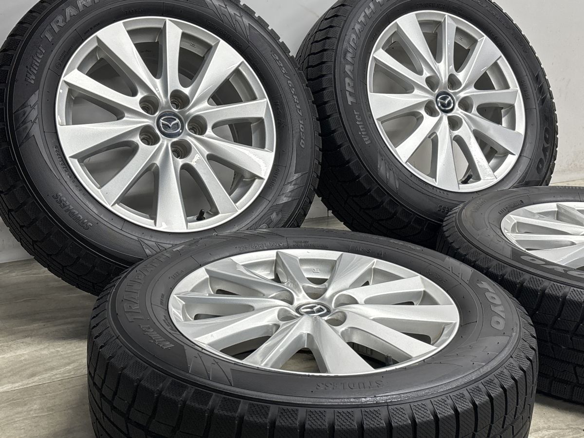 バリ溝】マツダ CX-5 純正 17in 7.5J +50 PCD114.3 トーヨー 