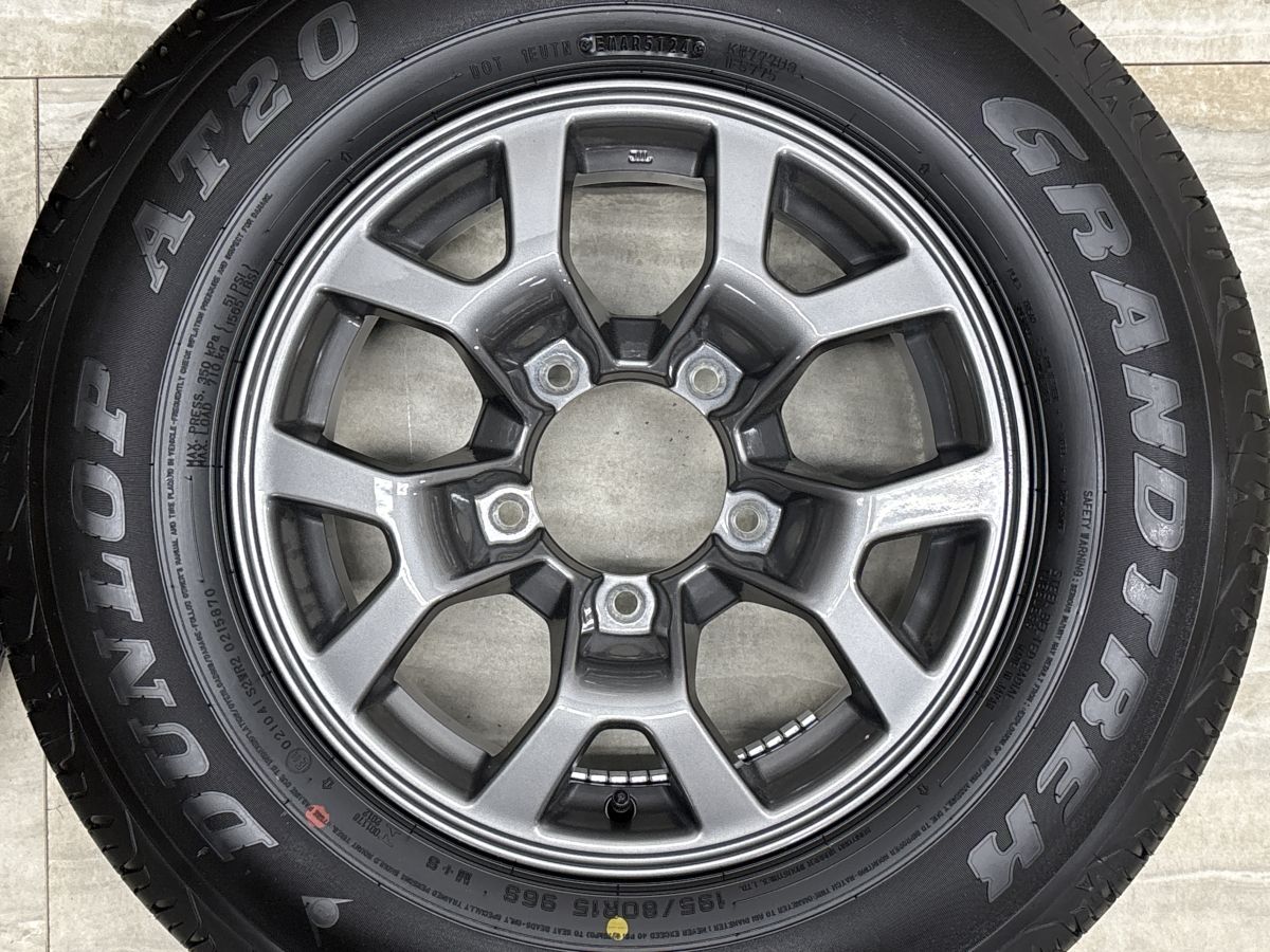 新車外し バリ溝美品】スズキ JB74 ジムニーシエラ 純正 15in 5.5J+5