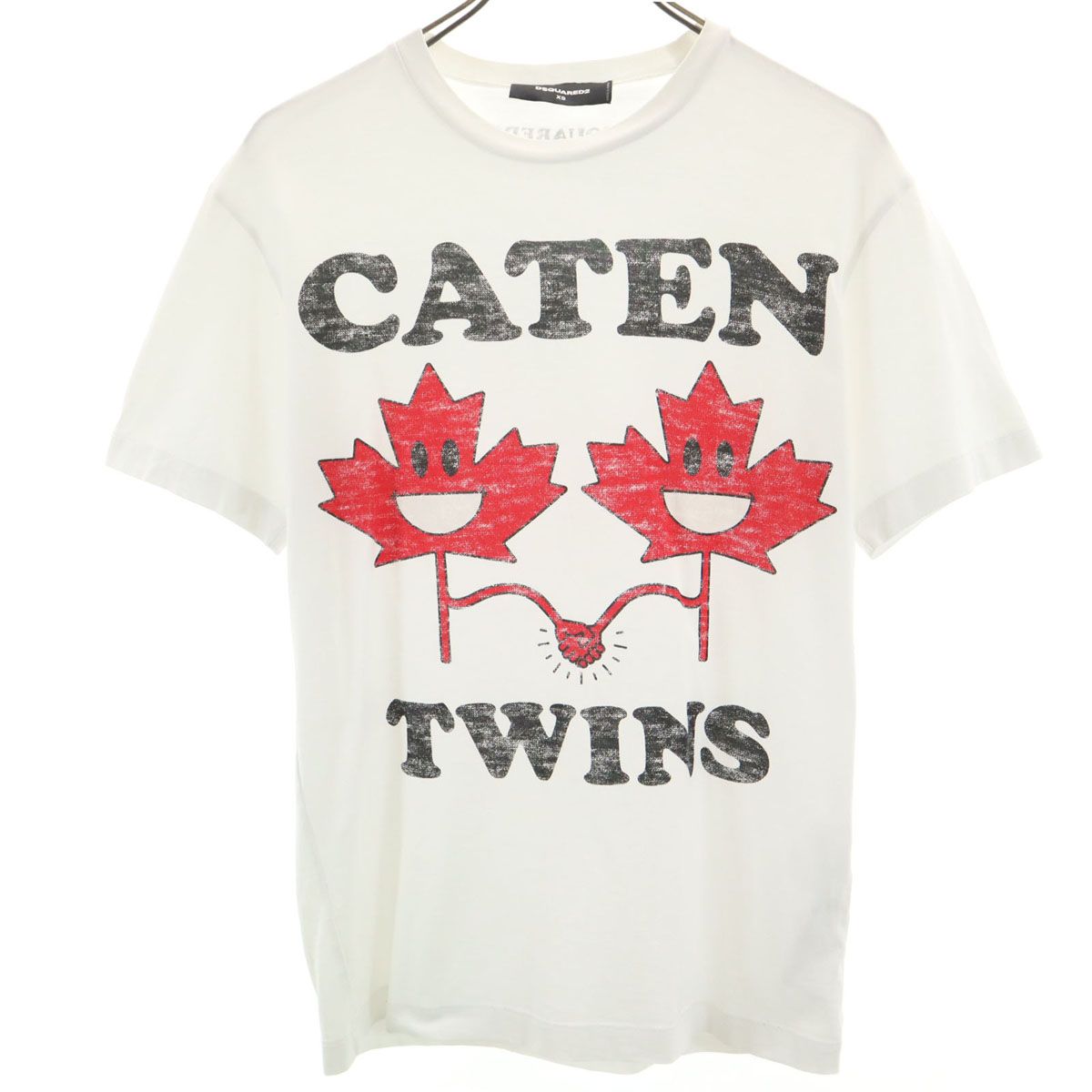 DSQUARED2 ディースクエアード ポルトガル製 CATEN TWINS 半袖 Tシャツ