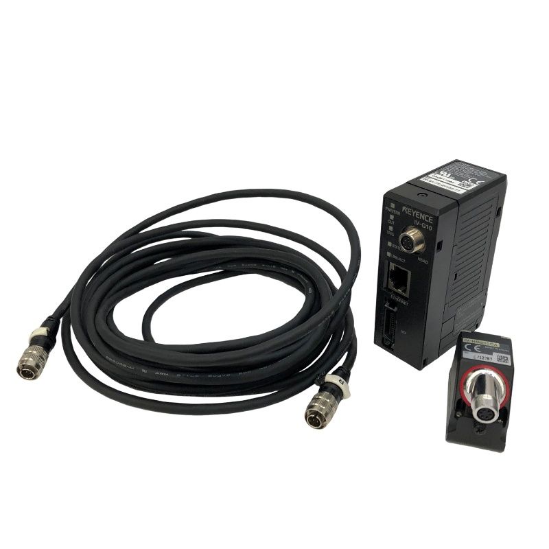 3点セット キーエンス センサアンプ 親機 IV-G10 + センサヘッド IV-HG500CA + ヘッドケーブル 【中古】 22606K4212 12,600円