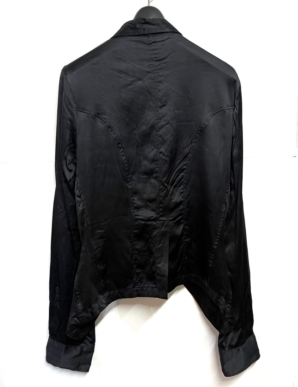 ANN DEMEULEMEESTER ボウタイ付シャツXXS 2000年代後半 00s ヴィンテージ デッドストック アーカイブ ANN DEMEULEMEESTER