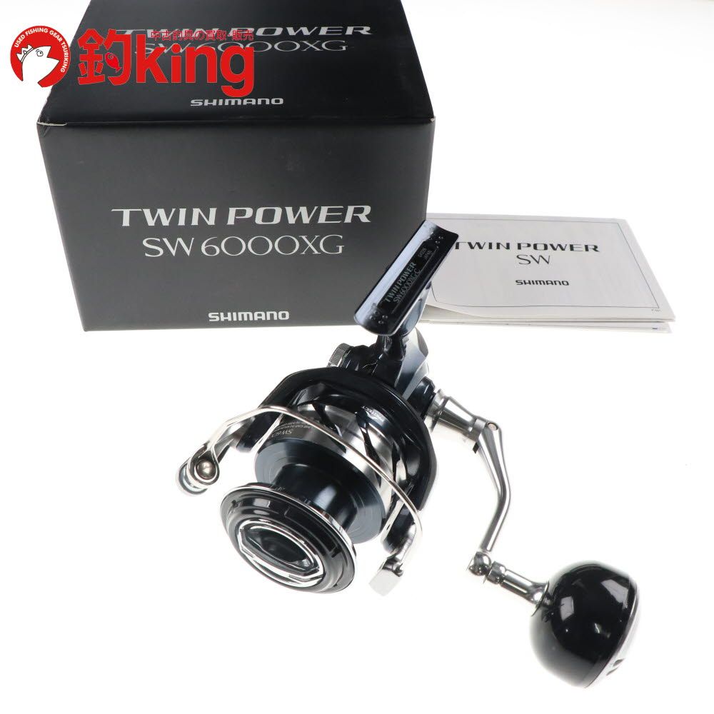 中古/美品】 シマノ 21 ツインパワーSW 6000XG /H010M ロッド リール