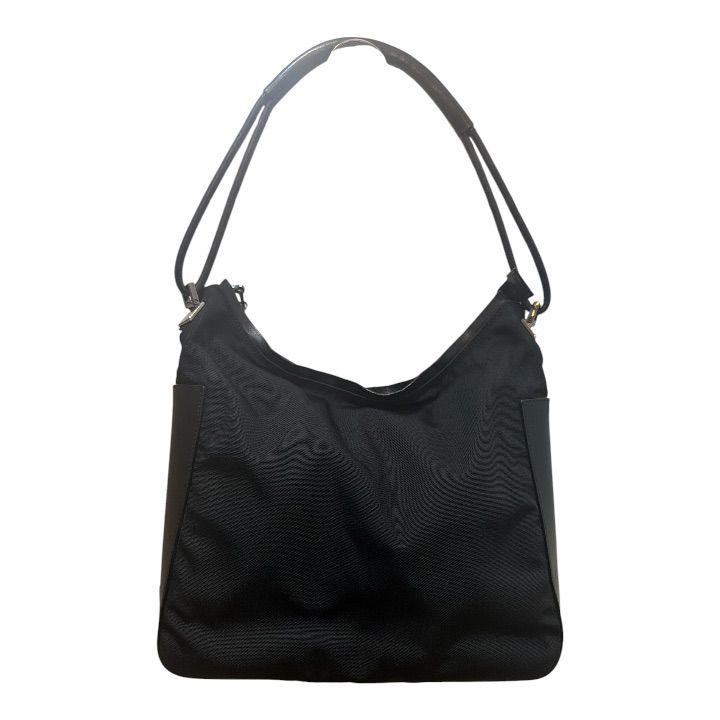 美品】GUCCI グッチ ナイロン レザー ワンショルダーバッグ ロゴ