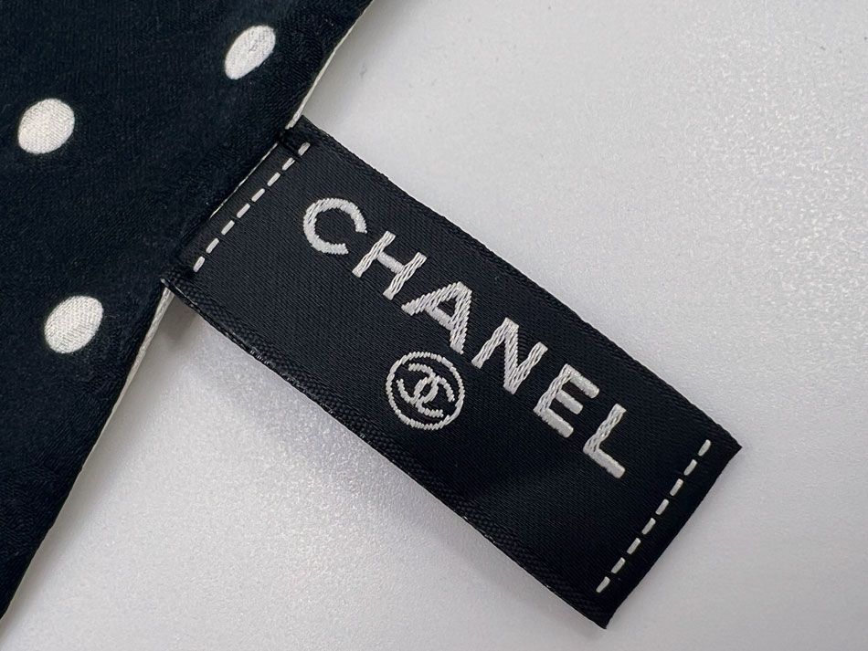 CHANEL シャネル ヘアバンド ツイリー スカーフ リボン バンドー