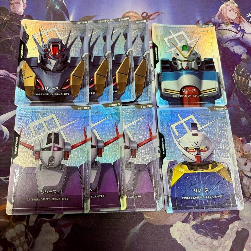 ガンダムカードゲーム　ファントムアリア　Vガンダム　パラレル9枚セット リソース 9枚 パラレル Vガンダム ジオング ガンダム・ファラクト
