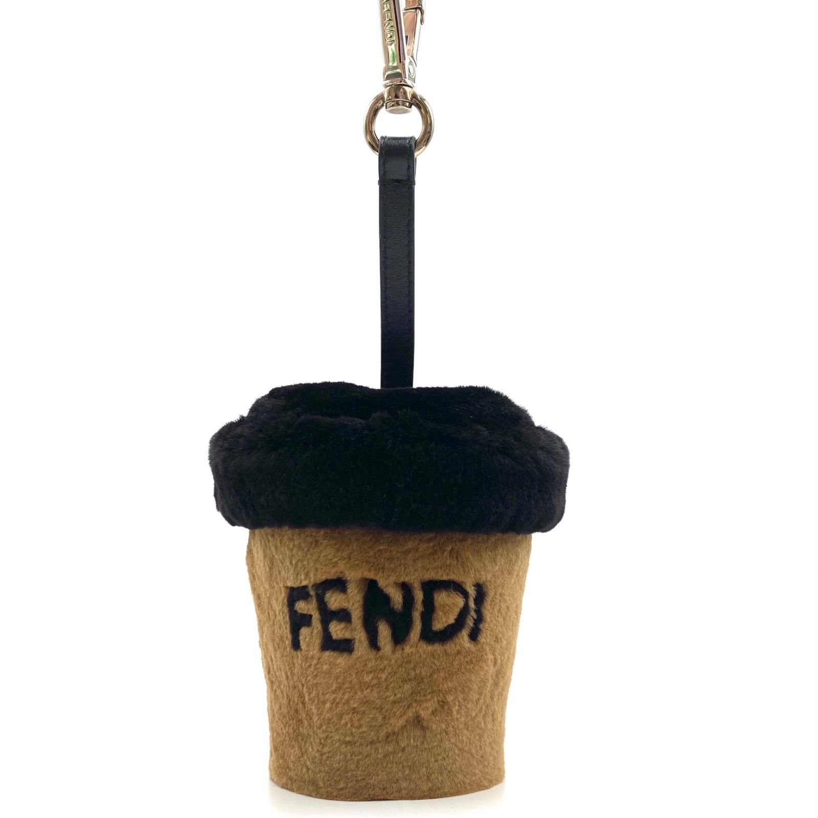 国内希少！】【現行】 FENDI フェンディ ミンクファー カップ チャーム