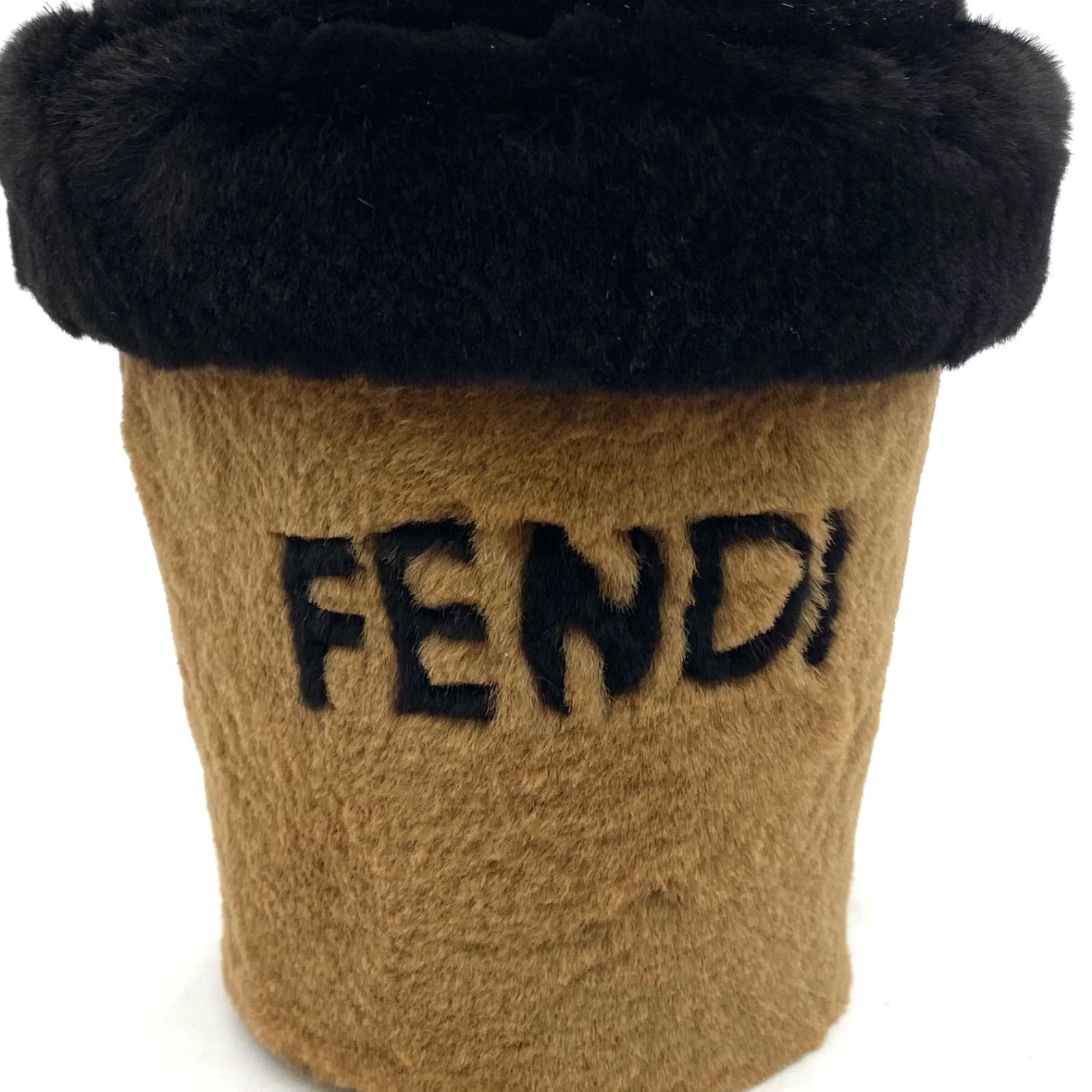 FENDI フェンディ ミンクファー バッグチャーム キーホルダー 国内希少！】【現行】 FENDI フェンディ ミンクファー カップ チャーム