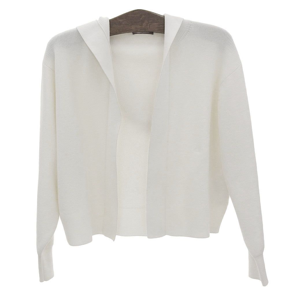 25年式/極美品★セオリーリュクス　NELLI フーデット　カーディガン　S32 theory luxe セオリーリュクス 美品 Fulton Nelli Cardigan フーデット