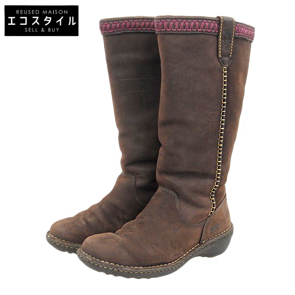 UGG アグ 美品 【UGG australia】 ロング ムートンブーツ シューズ