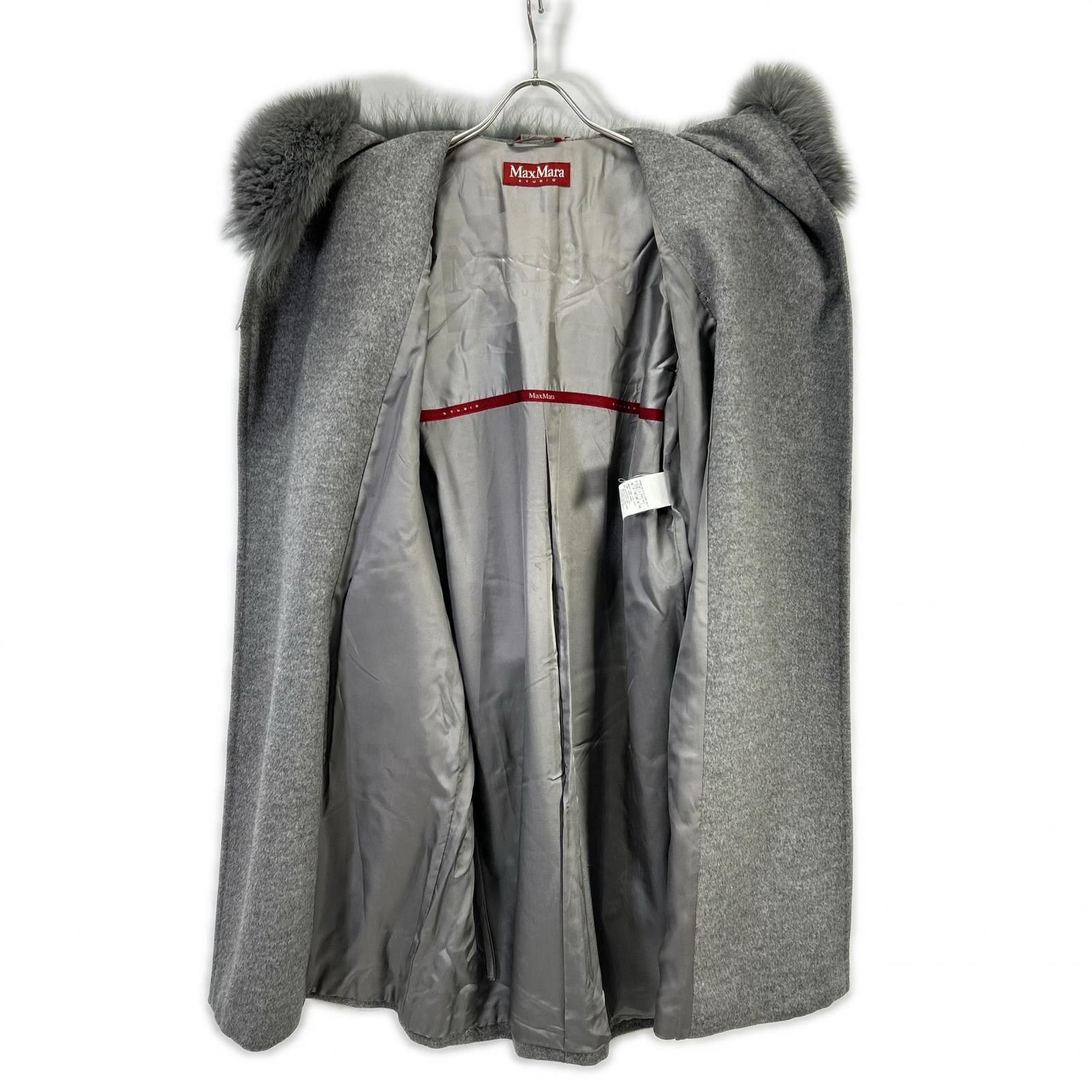 MAXMARA STUDIO マックスマーラスタジオ 73136 グレー フォックス