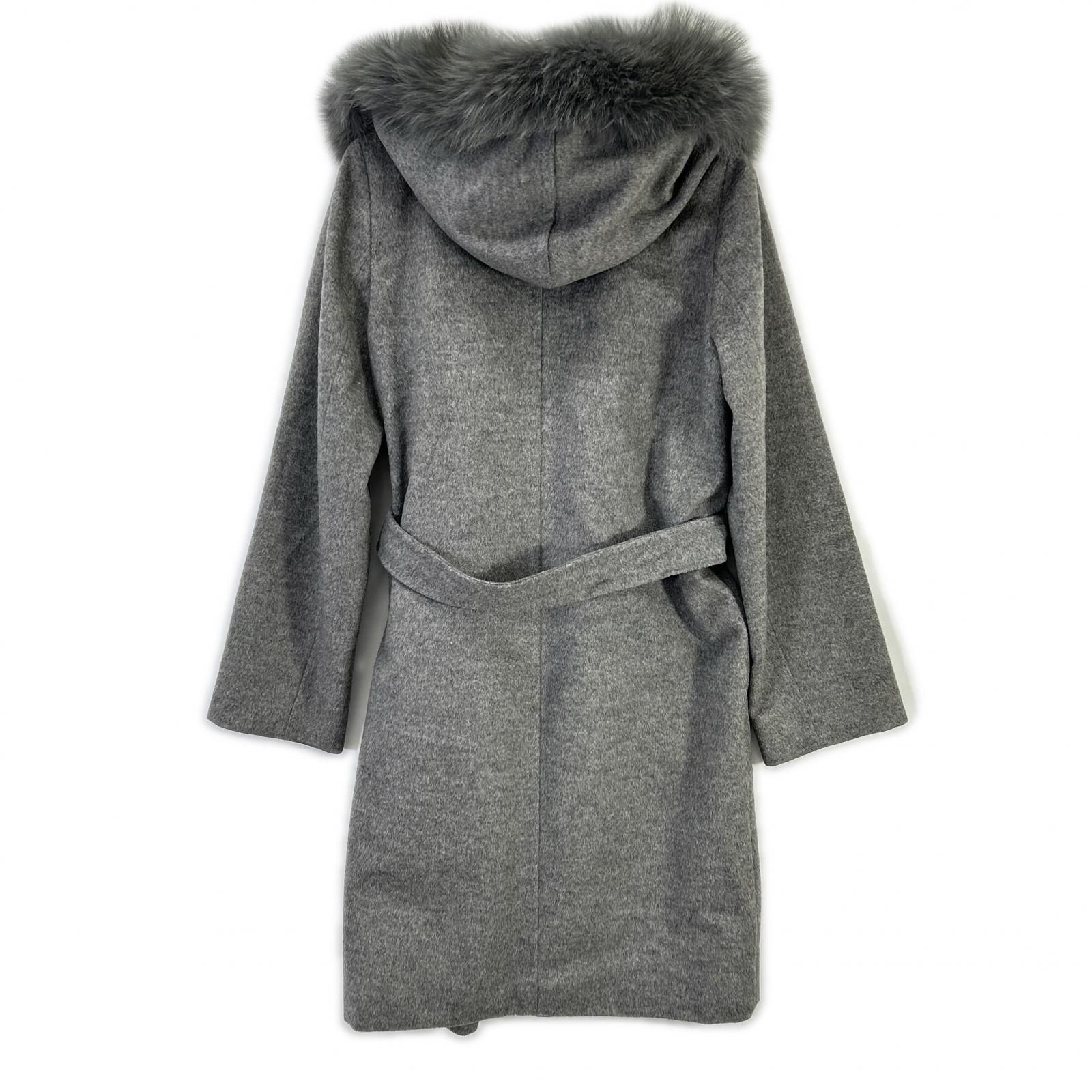MAXMARA STUDIO マックスマーラスタジオ 73136 グレー フォックス