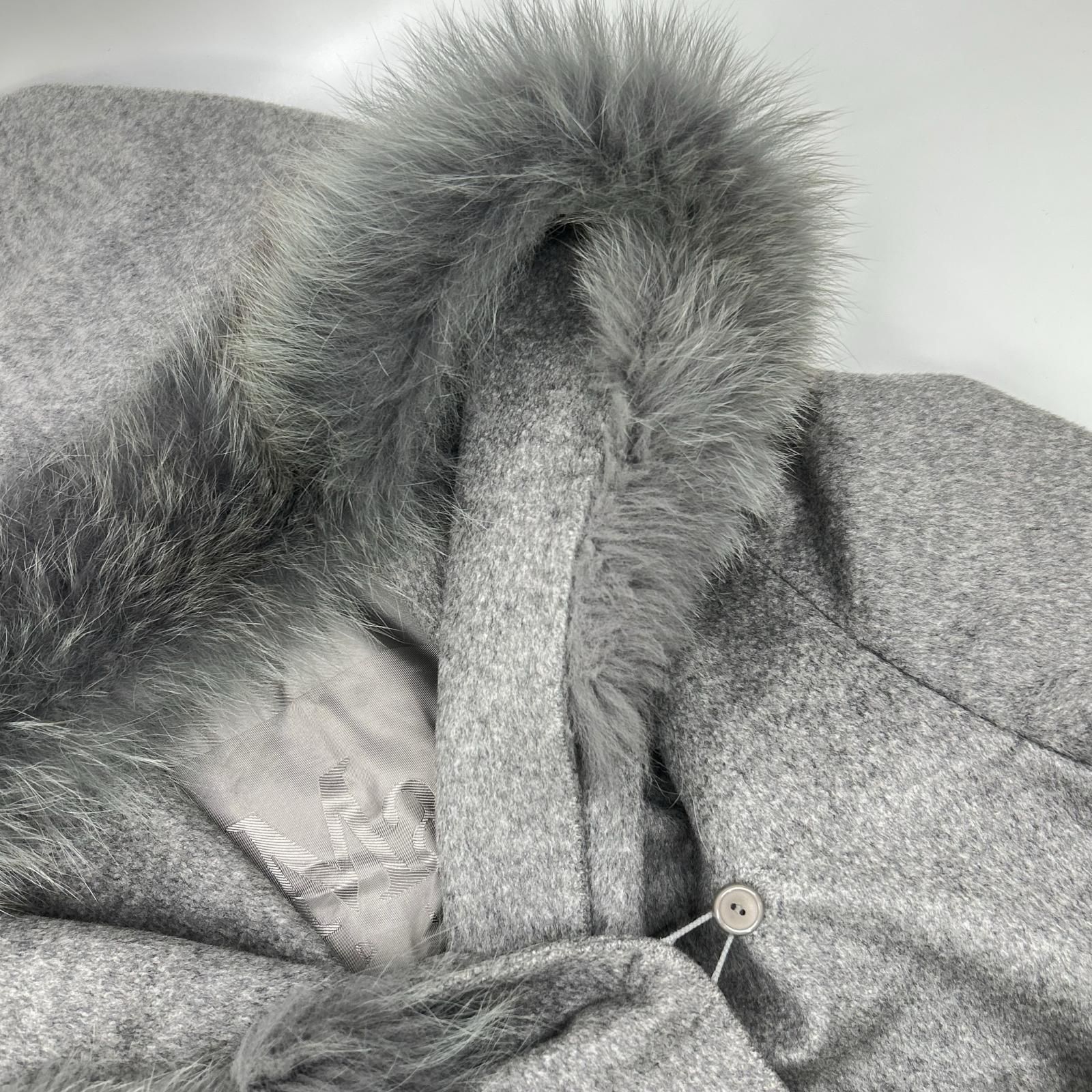 MAXMARA STUDIO マックスマーラスタジオ 73136 グレー フォックス