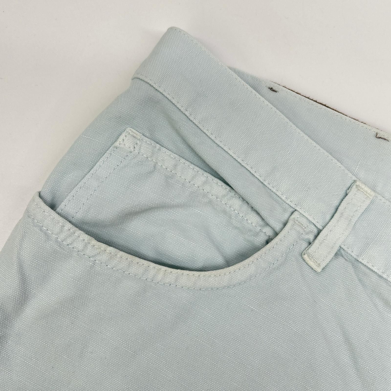 Loro Piana ロロピアーナ リネンコットンパンツ Loro Piana ロロピアーナ ブルー リネンコットン パンツ 32 - メルカリ
