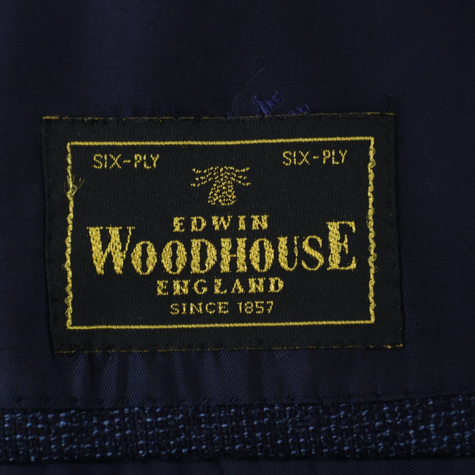 ISAIA イザイア 【美品】M24AFI/017 MUSAベース EDWIN WOODHOUSE生地