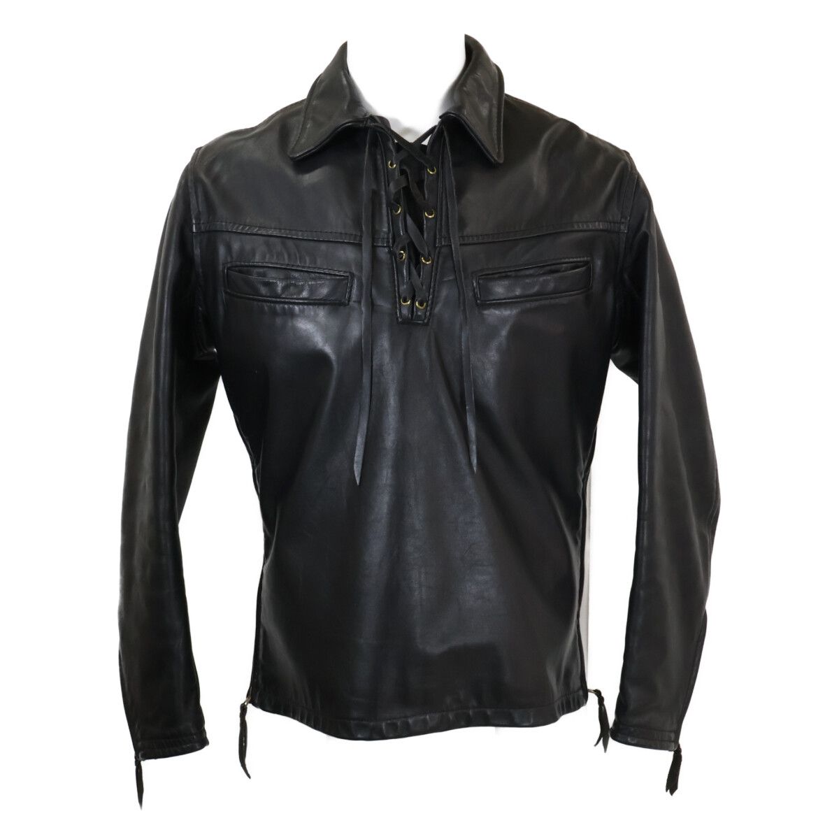 used☆ラングリッツレザー☆ウエスタン長袖シャツ☆38☆黒 Langlitz Leathers ラングリッツレザー TIMBERLINE/ティンバーライン