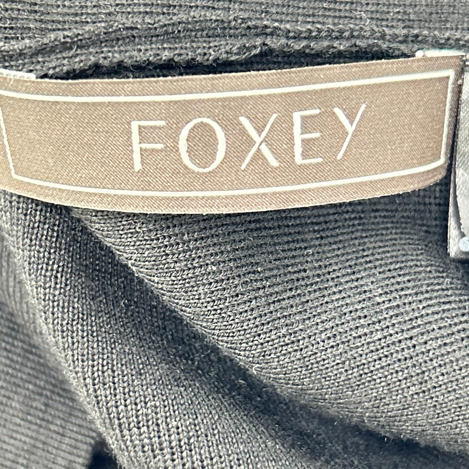 FOXEY フォクシー 39116 ブラック Knit Top Grace Turtle
