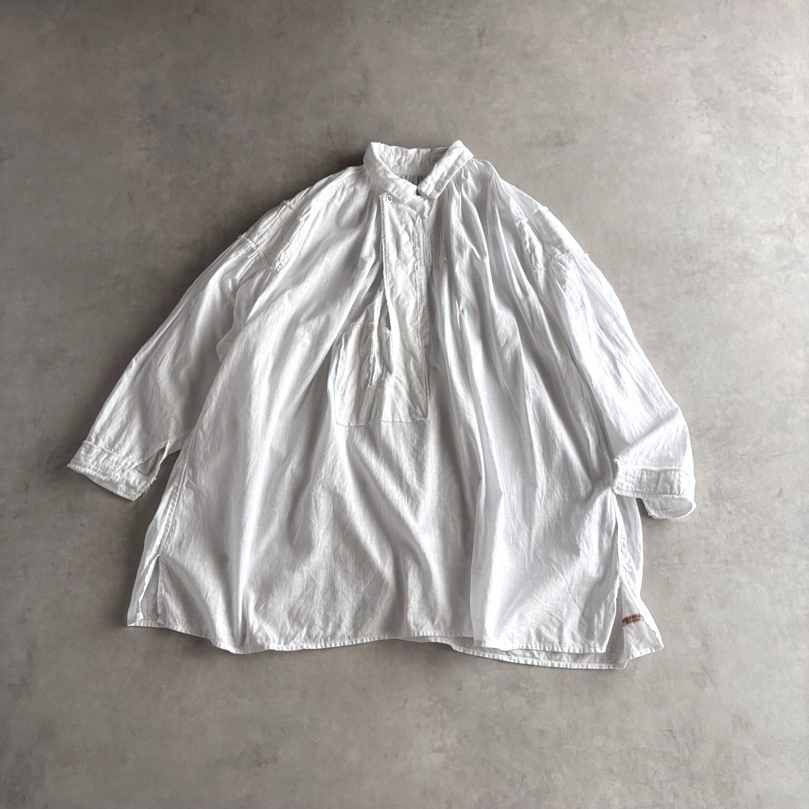 美品 / KAPITAL キャピタル / コットンリネン パッチワーク カットオフ 