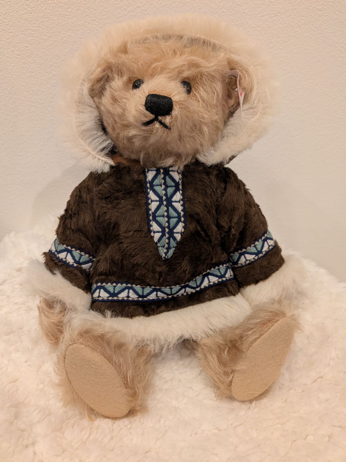 【みなみ】 Steiff エスキモーベアとペンギン 世界1500体限定品 Steiff 2011 エスキモー ポーラーベア シュタイフ 限定 テディベア