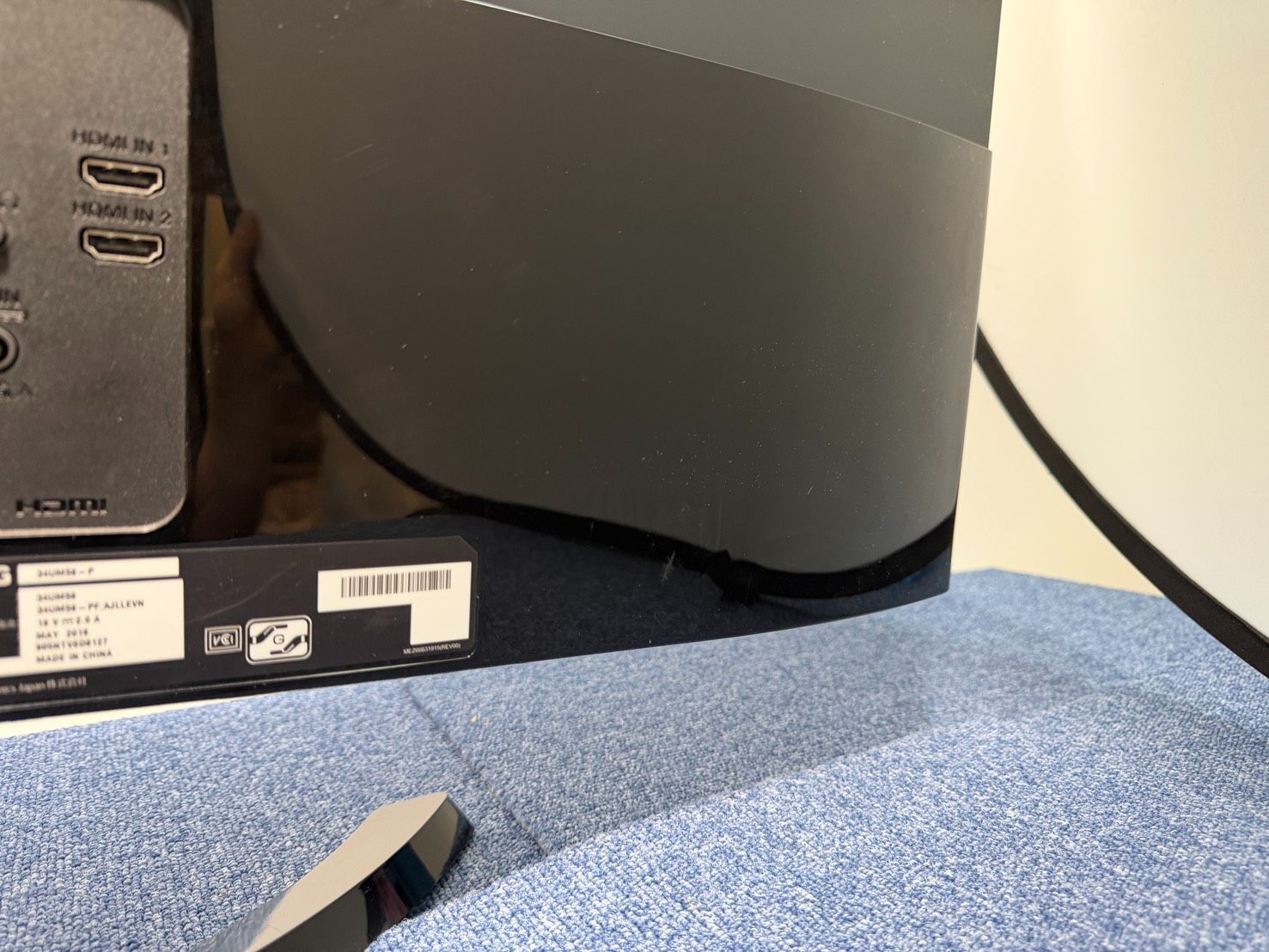 中古】LG 34インチウルトラワイドモニター 34UM59-P - メルカリ