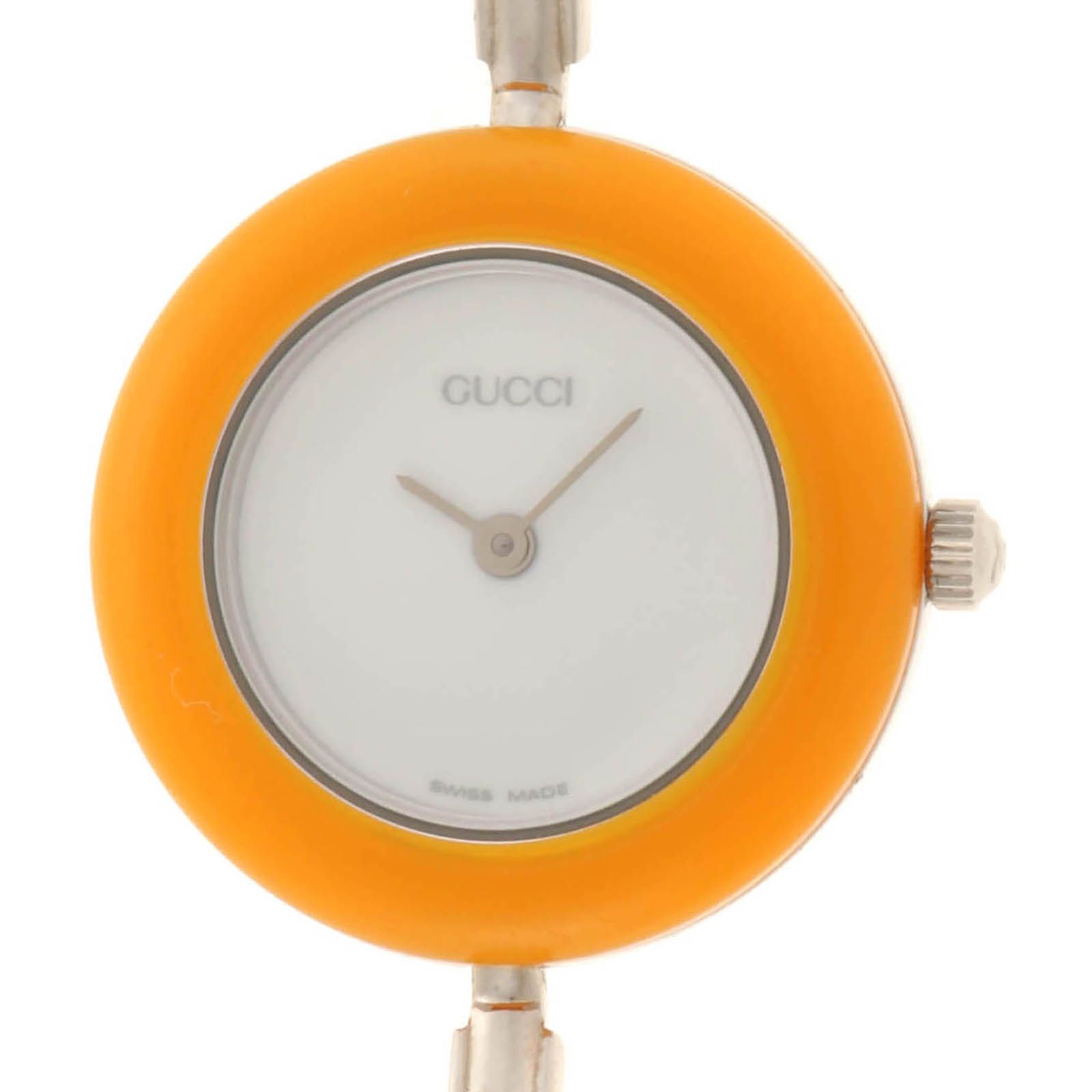 GUCCI グッチ チェンジベゼル バングルウォッチ 11/12.2 腕時計