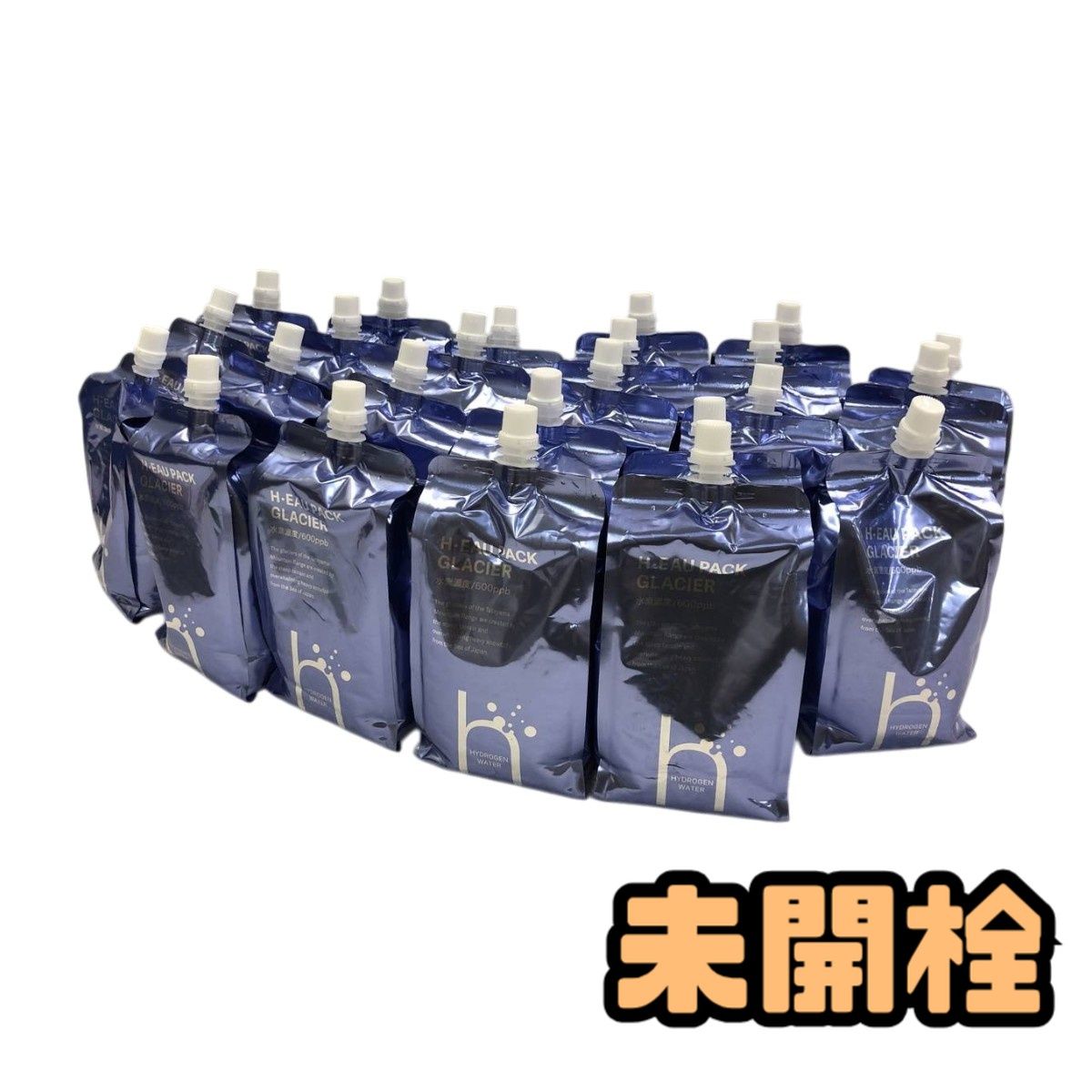 ★未開栓★ 高濃度水素水 H・EAU PACK GLACIER 550mL ×24点 賞味期限2031.04.21 BJN242879相 10,793円