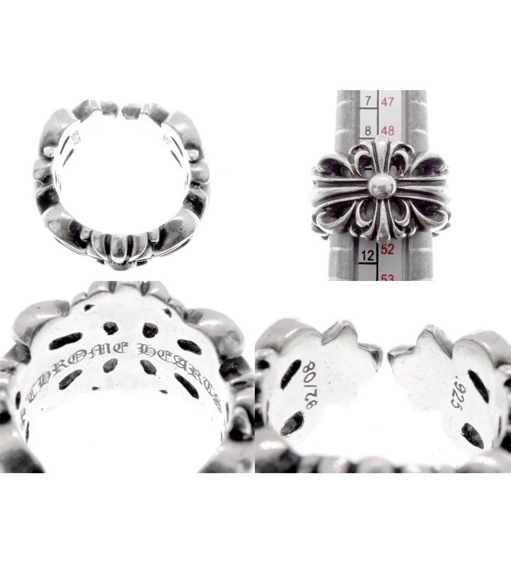 クロムハーツ CHROME HEARTS 【 DBL FLRL CRS 】 ダブル フローラル