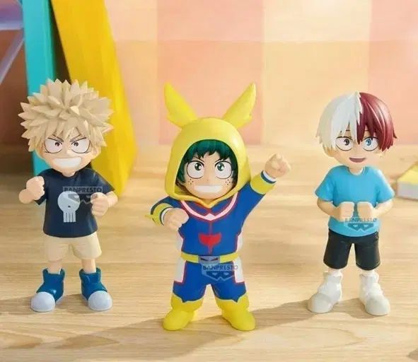 僕のヒーローアカデミア ちあぴこ フィギュア 3セット　箱無し 僕のヒーローアカデミア ちあぴこ 緑谷出久 爆豪勝己 轟焦凍