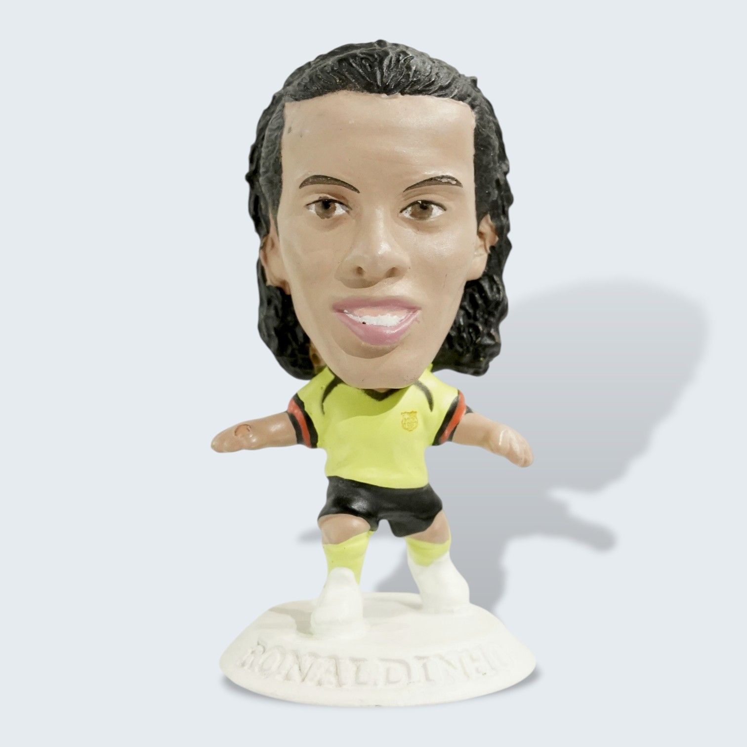 420★サッカー★ロナウジーニョ★prostars★フィギュア ロナウジーニョ Ronaldinho バルセロナ No.10 Corinthian MicroStars