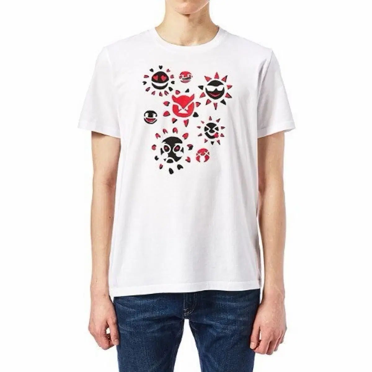 52 メゾンマルジェラ 썬プリント 半袖 Tシャツ 白 - メルカリ