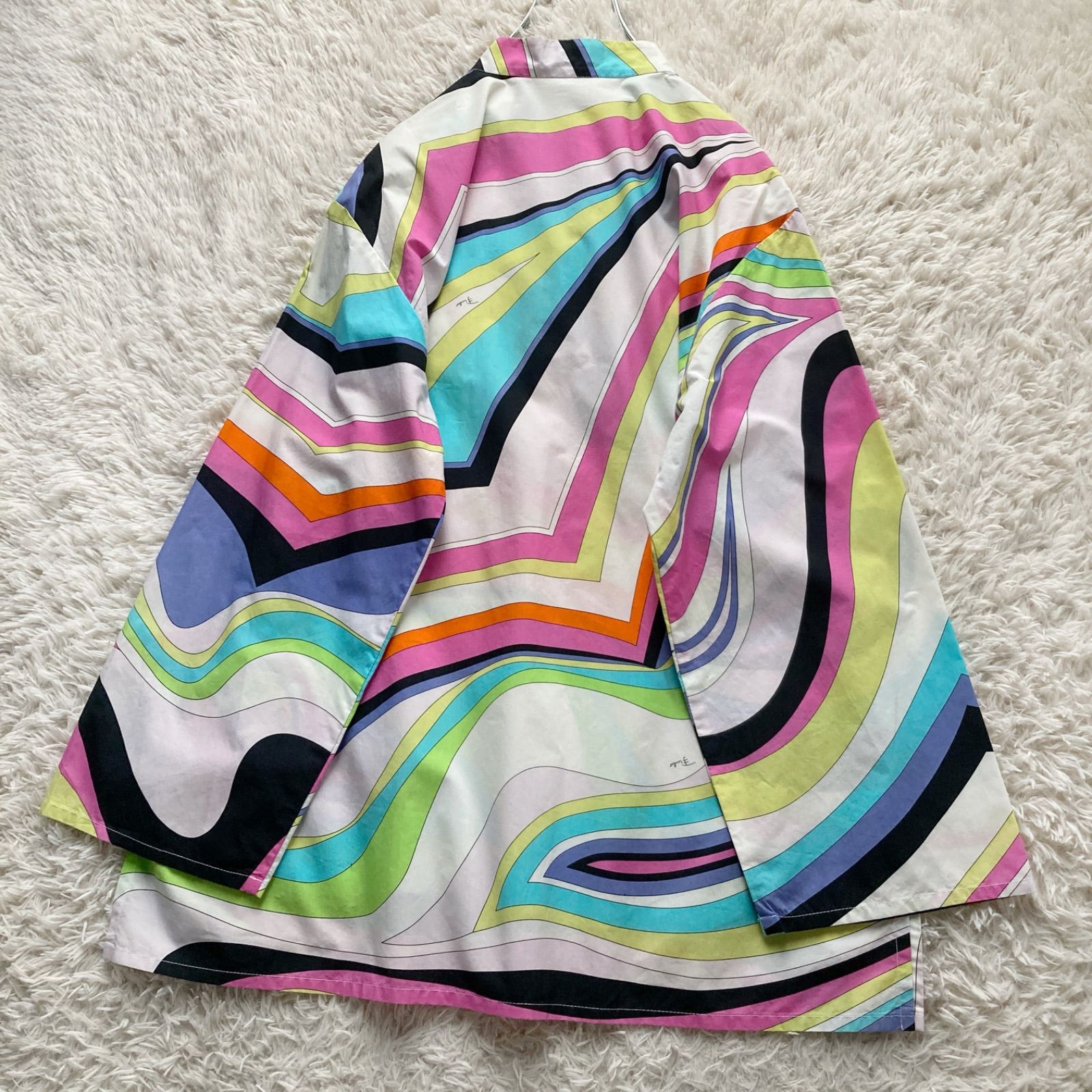 エミリオプッチ EMILIO PUCCI イタリア製 綿100% コットン ブラウス