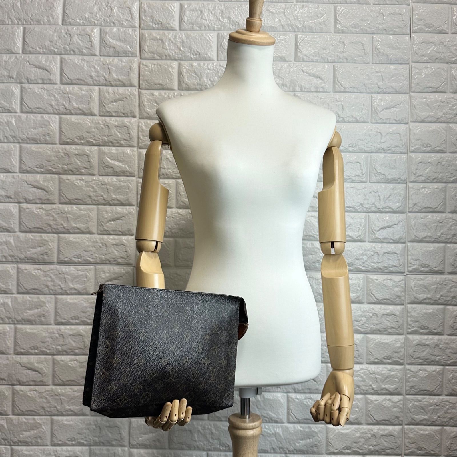 B5669】 LOUIS VUITTON ルイ ヴィトン ブラウン ポーチ クラッチバッグ