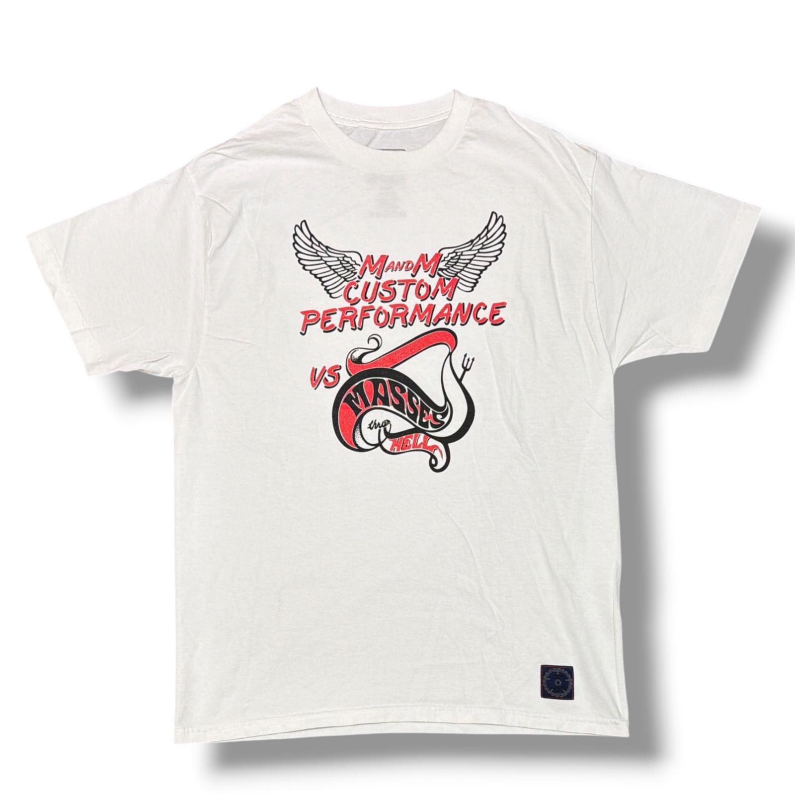 参考上代13200円 MASSES × M&M CUSTOM PERFORMANCE 25AW プリント半袖T