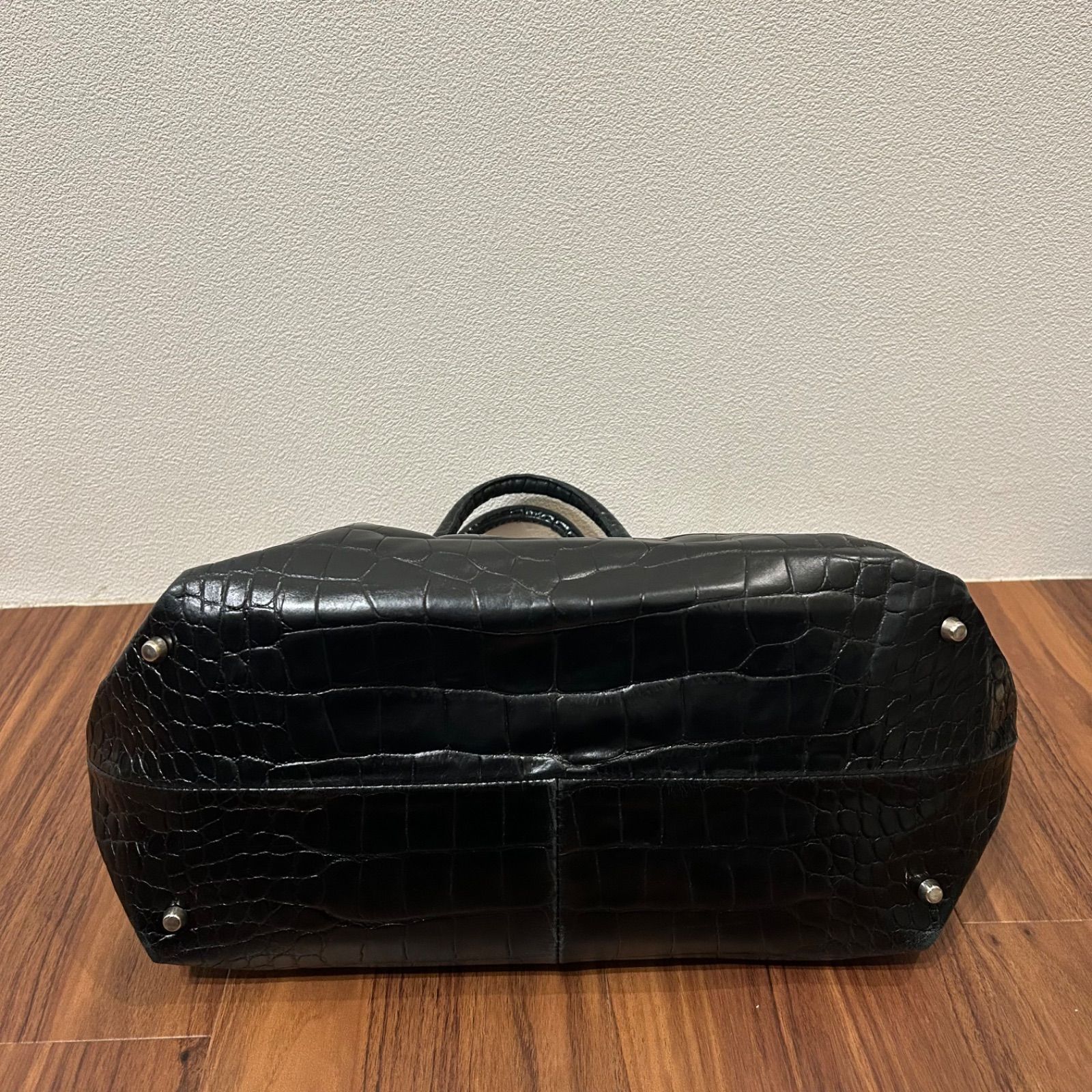 FURLA フルラ レディース トートバッグ ハンドバッグ クロコ型押し 