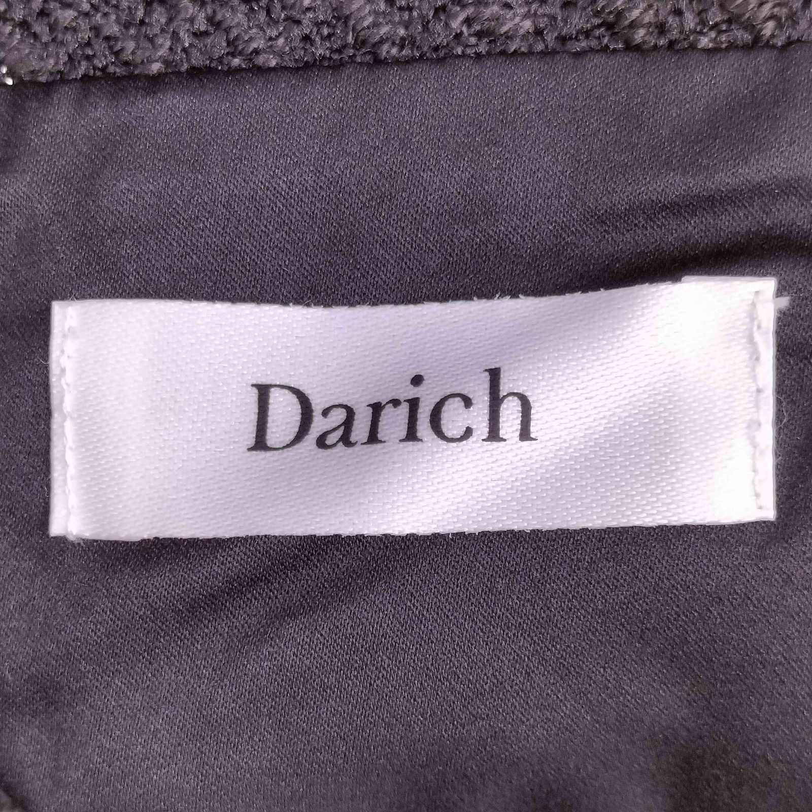 ダーリッチ Darich ボンディングツイードオフショルチュニック