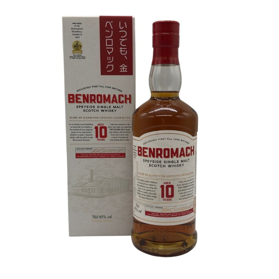 ベンロマック 10年 700ml 43% BENROMACH【F4】 - メルカリ