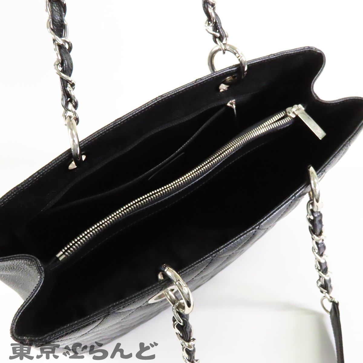 シャネル CHANEL GST グランドショッピングトート A50995 ブラック 黒 
