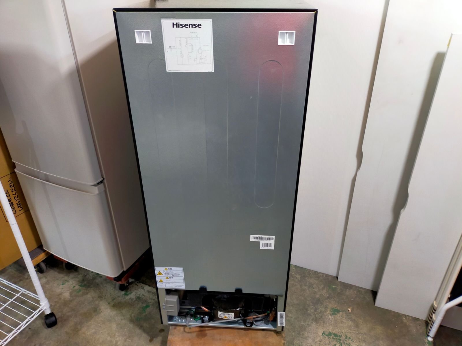ID 019398 冷蔵庫2ドア 124L ハイセンス 2024年 HR-K12HB Hisense 