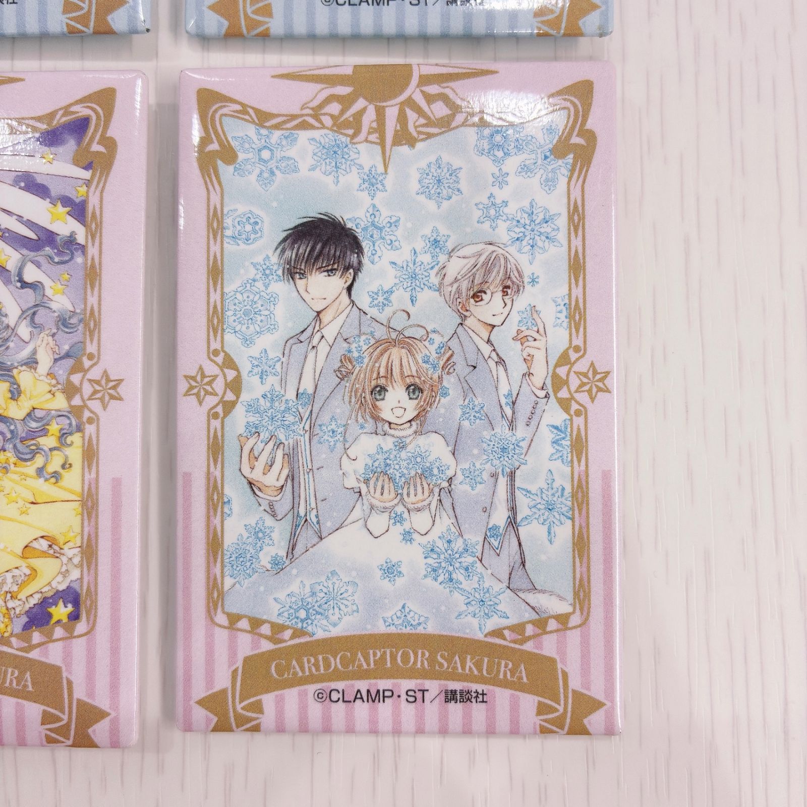 6種セット カードキャプターさくら展 スクエア缶バッジ - メルカリ